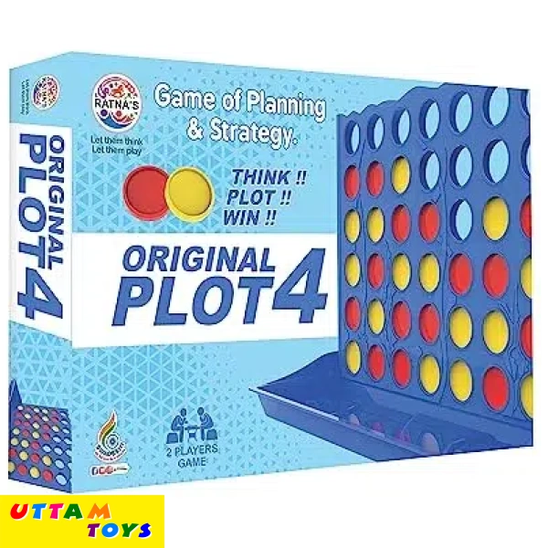 Ratna's Original Plot 4 Big Board Game Family Game Strategy Game