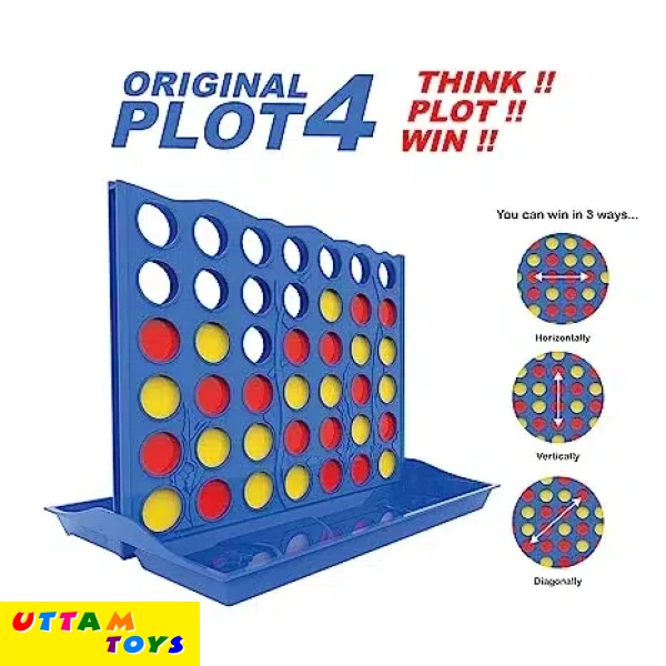 Ratna's Original Plot 4 Big Board Game Family Game Strategy Game