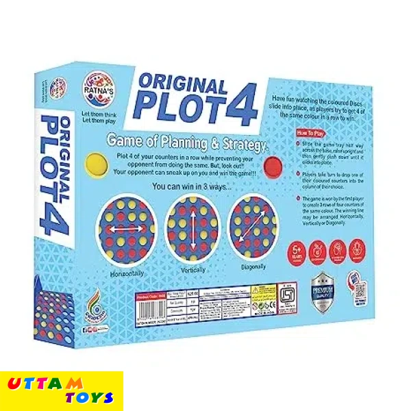 Ratna's Original Plot 4 Big Board Game Family Game Strategy Game