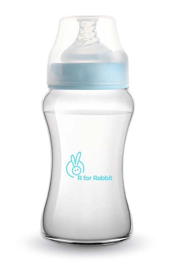 R for Rabbit First Feed Plastic PP Baby Feeding Nipple Milk Bottle with Anti Colic for New Born Babies