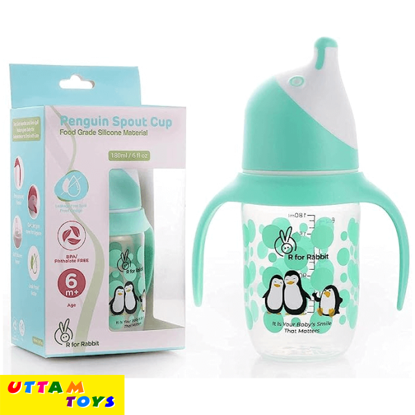 R for Rabbit Penguin Spout Sipper Cup 180 ml Bottle