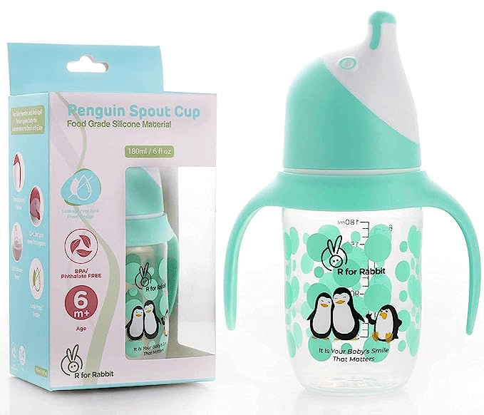 R for Rabbit Penguin Spout Sipper Cup 180 ml Bottle