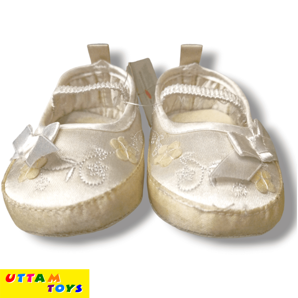 Mee Mee Baby Shoe for New Born Baby Infant Booty - White