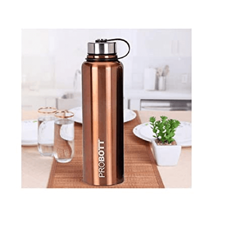 Probott Hulk Vacuum Flask Color Pearl Copper, Hot and Cold Water Bottle Capacity - 1500 ml