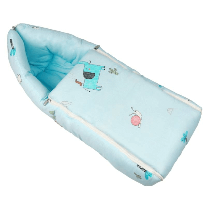 R For Rabbit Snuggy Baby Bed - Easy to Carry, Convertible, High Quality Zip, 100% Natural Cotton