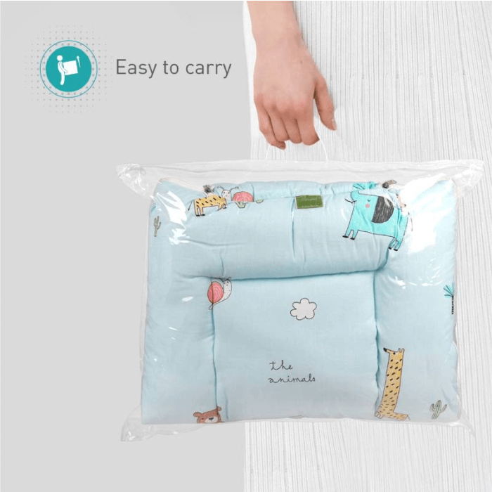 R For Rabbit Snuggy Baby Bed - Easy to Carry, Convertible, High Quality Zip, 100% Natural Cotton