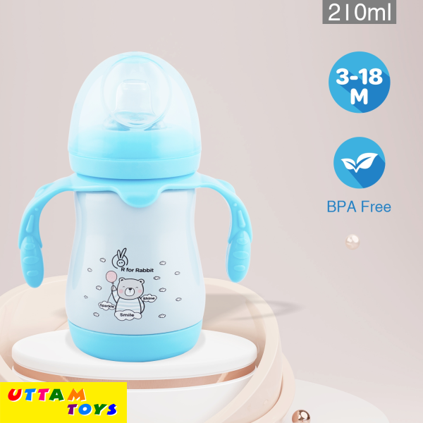 R For Rabbit Steebo Teddy SS Baby Spout Sipper 210 ML (Blue)