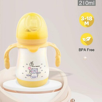 R For Rabbit Steebo Teddy SS Baby Spout Sipper 210 ML (Yellow)