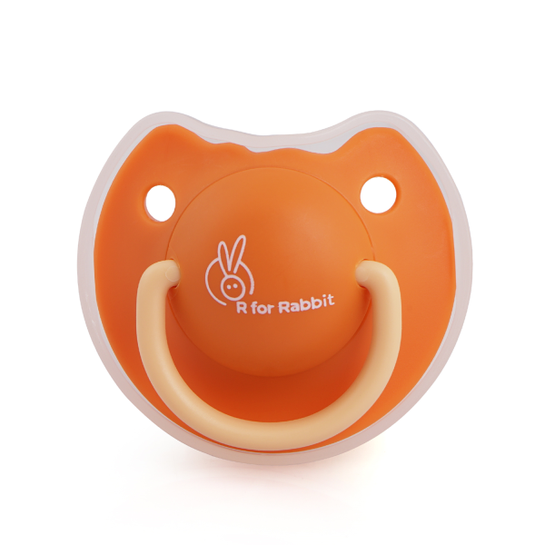 R For Rabbit Tusky Pacifier Size L (Orange)