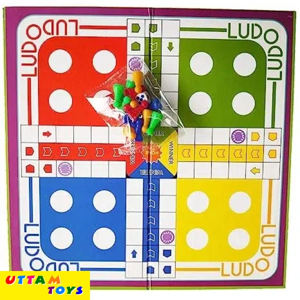 Applefun 2 in 1 Ludo Plus Snakes and Ladders, Multi Color