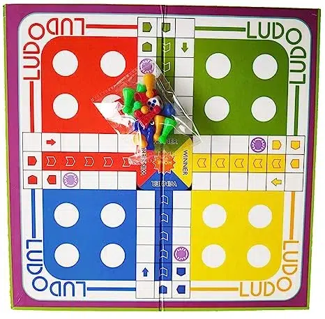 Applefun 2 in 1 Ludo Plus Snakes and Ladders, Multi Color