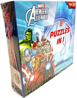 Topps Avengers Attractive Pack of Jigsaw Puzzles (8 Pieces)