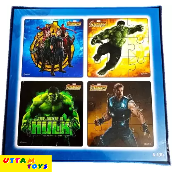 Topps Avengers Attractive Pack of Jigsaw Puzzles (8 Pieces)