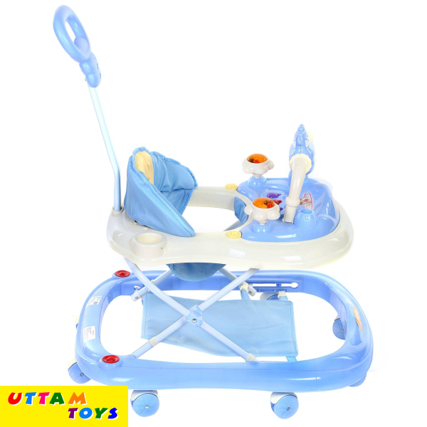 Mee Mee Musical Walker With Play Tray - Blue