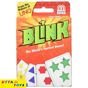 mattel GAMES Blink the World's Fastest Card Game, Multi Color Party & Fun Games Board Game