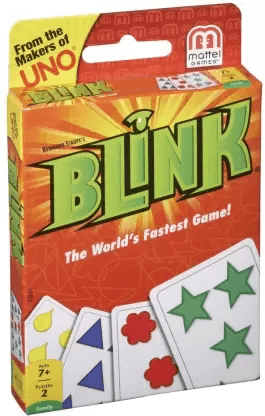 mattel GAMES Blink the World's Fastest Card Game, Multi Color Party & Fun Games Board Game