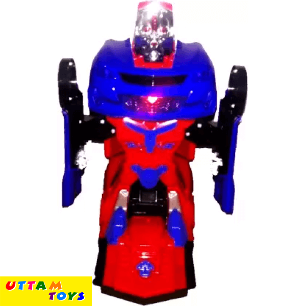 Uttam Toys Robot to car Changeable Robot car Toys for Kids (Red, Blue)