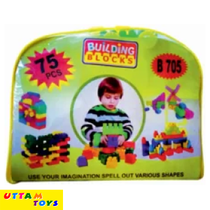 Building Blocks Game - 75 Pcs