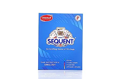 Chanak Make A Sequent Board Game, Strategy & Logic Challenging Game with Foldable Board