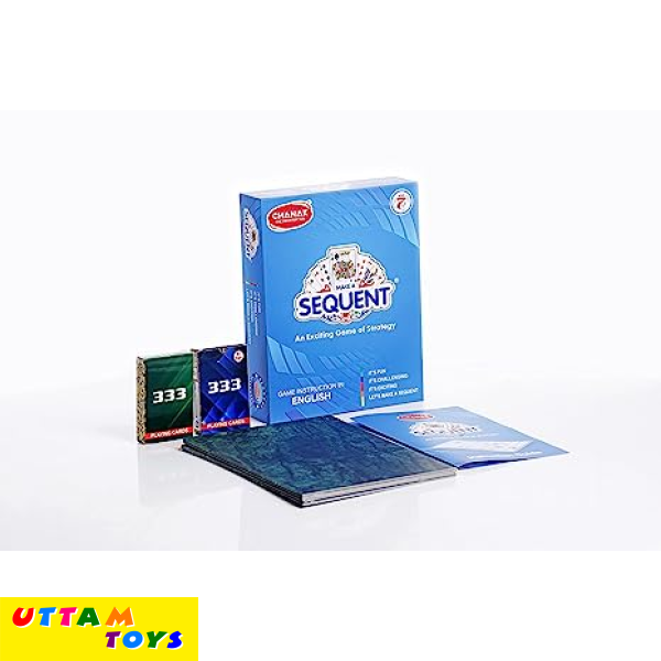 Chanak Make A Sequent Board Game, Strategy & Logic Challenging Game with Foldable Board