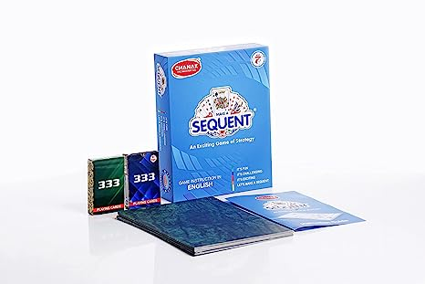 Chanak Make A Sequent Board Game, Strategy & Logic Challenging Game with Foldable Board