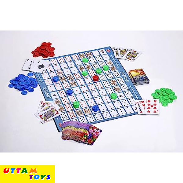 Chanak Make A Sequent Board Game, Strategy & Logic Challenging Game with Foldable Board