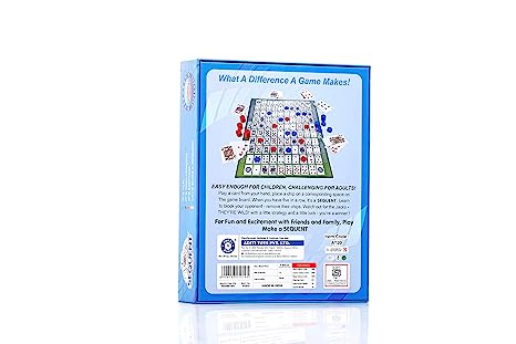 Chanak Make A Sequent Board Game, Strategy & Logic Challenging Game with Foldable Board