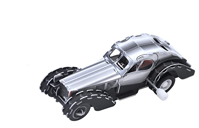 Simba Toys Inoq 3D Moving Set Classic Car 57sc Coupe, (Silver)