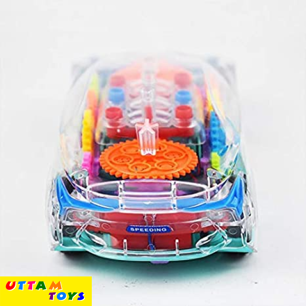 Concept Racing Car with 3D Flashing Led Lights Musical Car