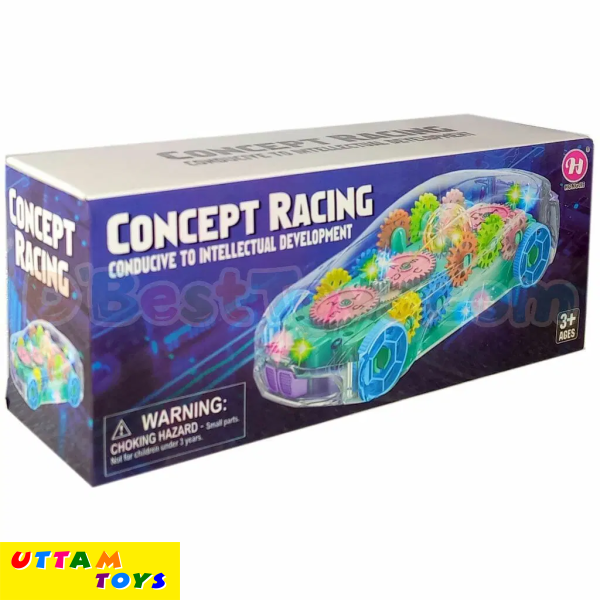 Hong Jie Concept Racing Car Gear Simulation, Music & Flashing