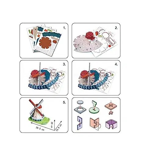 Cubicfun Holland Windmill (45 Pcs)