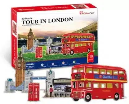 Cubicfun 3D Puzzle C Series Tour In London Five Puzzles (119 Pieces)