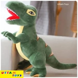 Dinosaur Green Animal Plush Toy, Safe for Kids, Soft Toy for Girls and Boys - 40cm