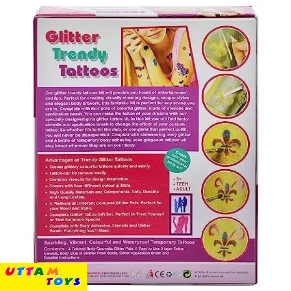 Ekta Glitter Body Tattoos by Krasa Toys