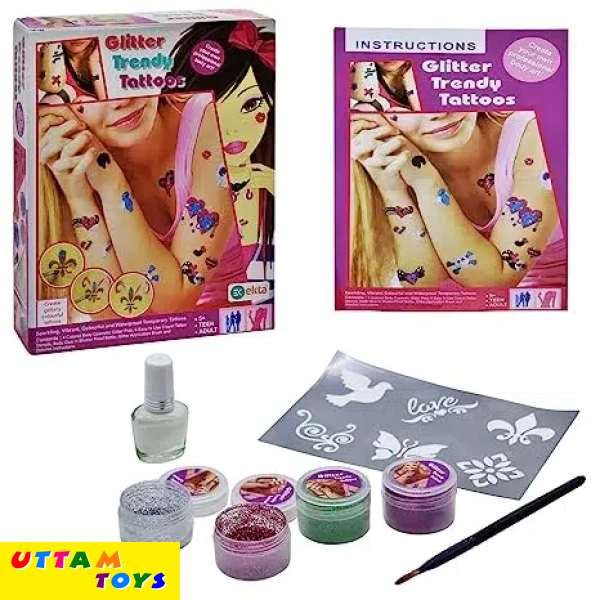 Ekta Glitter Body Tattoos by Krasa Toys