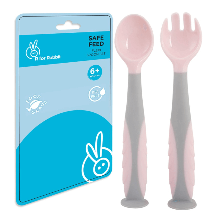 R For Rabbit Safe Feed Flexi Spoon Set