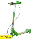 Scooter Green With Brake and Bell (Green)