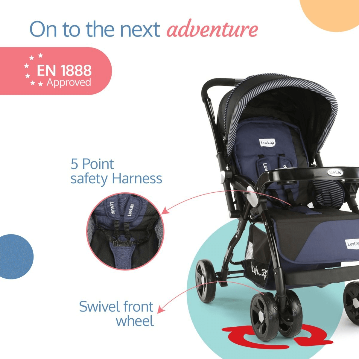 Luvlap Galaxy Stroller