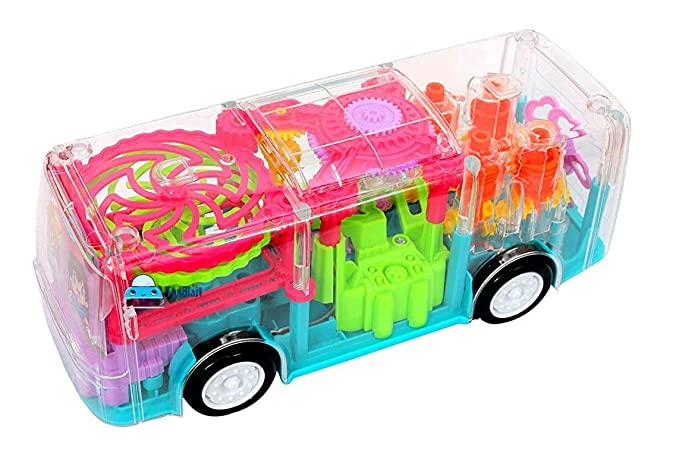 Y J Toys Gear Light Bus Transparent Shell