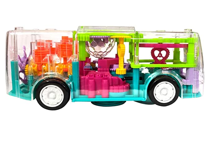 Y J Toys Gear Light Bus Transparent Shell