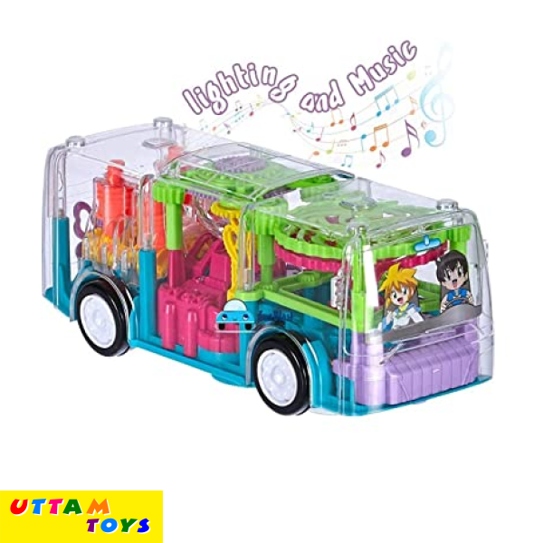 Y J Toys Gear Light Bus Transparent Shell