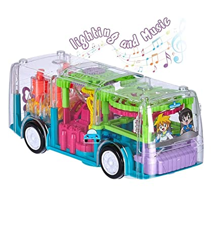 Y J Toys Gear Light Bus Transparent Shell