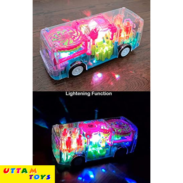 Y J Toys Gear Light Bus Transparent Shell