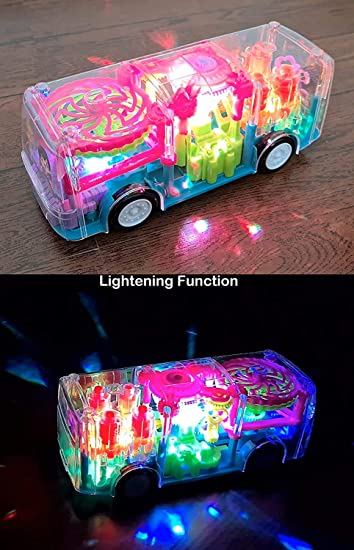 Y J Toys Gear Light Bus Transparent Shell