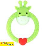 R for Rabbit Giraffe Teether - Green 1's