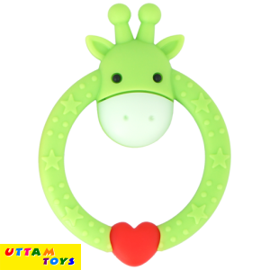 R for Rabbit Giraffe Teether - Green 1's