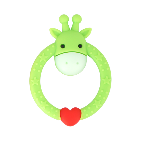 R for Rabbit Giraffe Teether - Green 1's