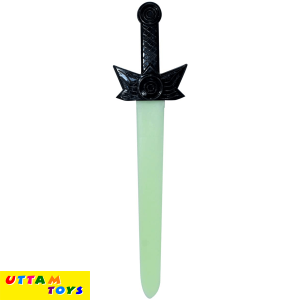Uttam Toys Glow in The Dark Sword LED Glow Light-Up Weapon Toy Dark Glow Talwar Role Play Toys