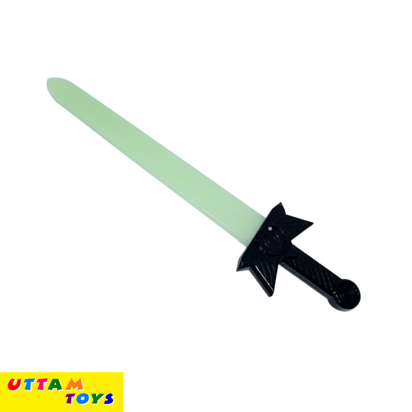 Uttam Toys Glow in The Dark Sword LED Glow Light-Up Weapon Toy Dark Glow Talwar Role Play Toys