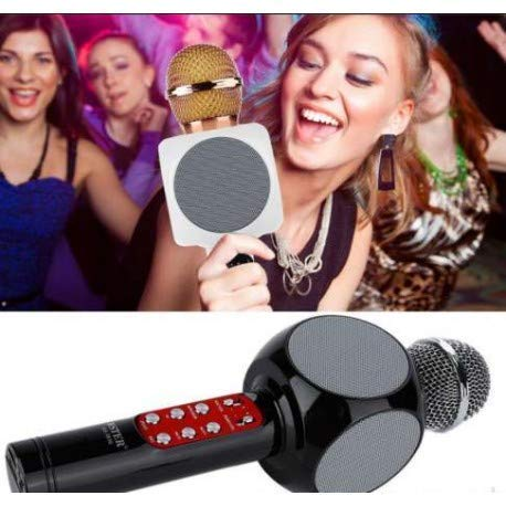 Wireless/Bluetooth Karaoke Microphone Handheld Condenser Microphone with Bluetooth Speaker